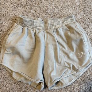 Gymshark Light Tan Athletic Shorts